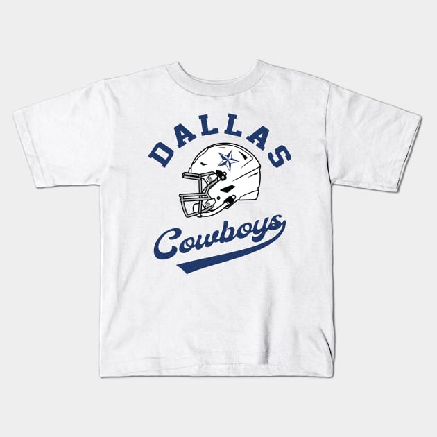 Dallas Cowboys Kids T-Shirt by Cemploex_Art